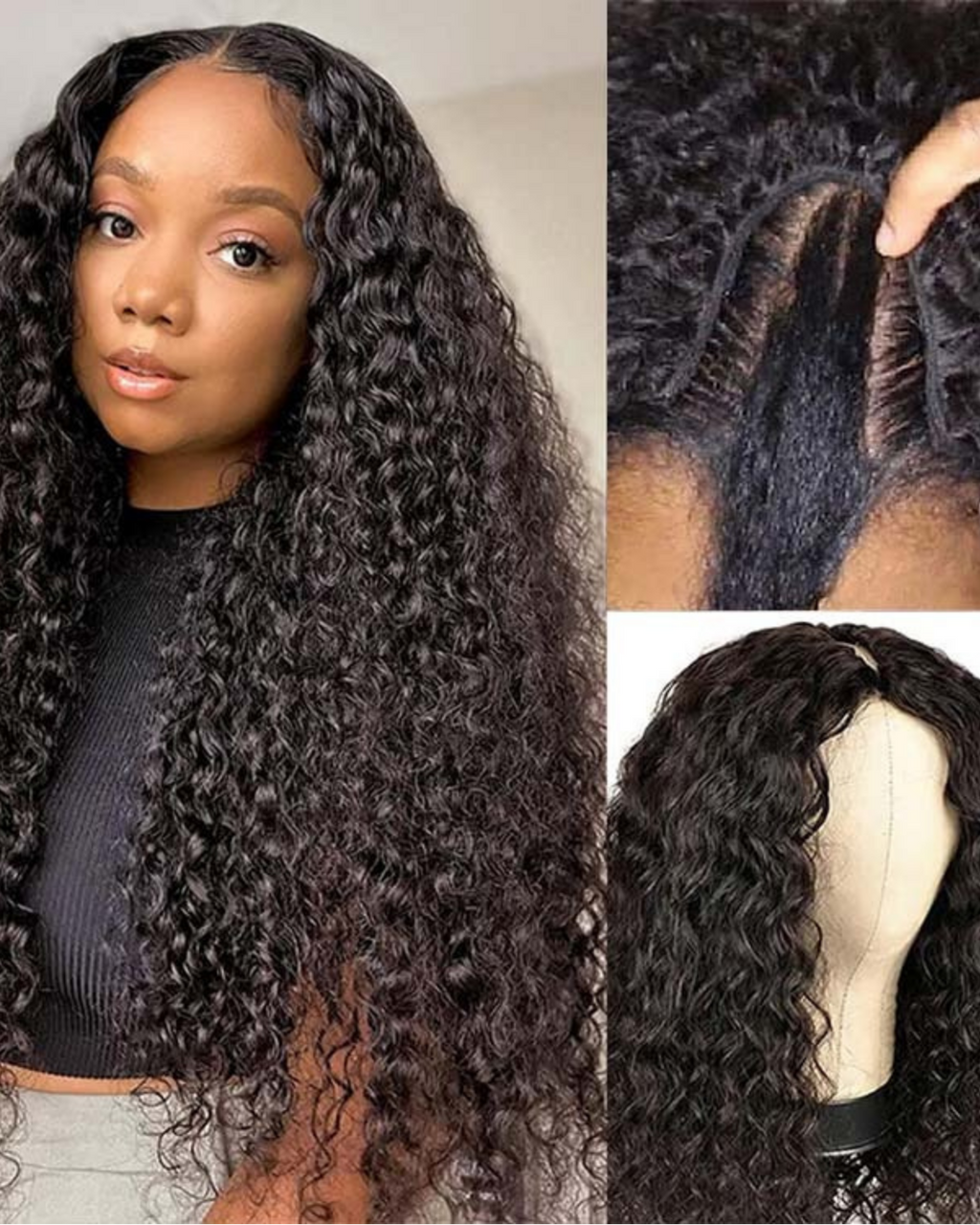 BURMESE CURLS - PERRUQUE OUVERTE - VIRGIN