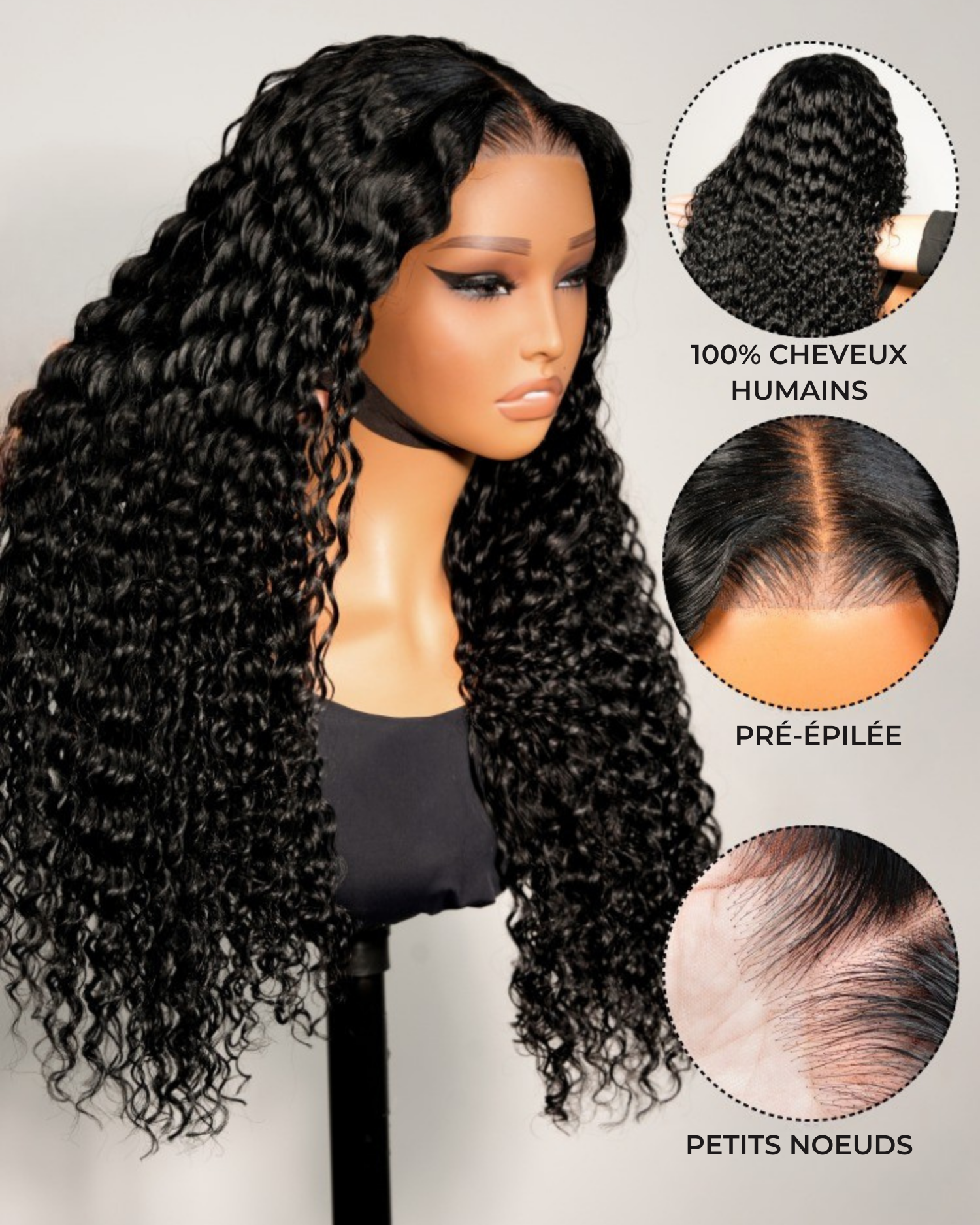 DEEP WAVE - PERRUQUE LACE - VIRGIN